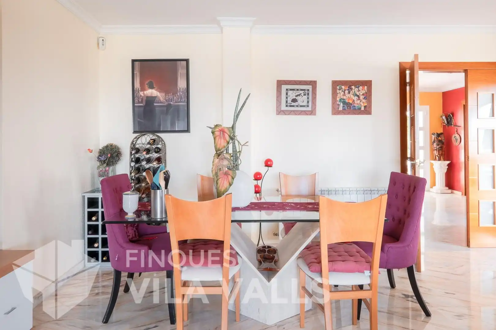 Comedor de Casa o chalet en venta en Caldes de Montbui con Aire acondicionado, Jardín privado y Terraza