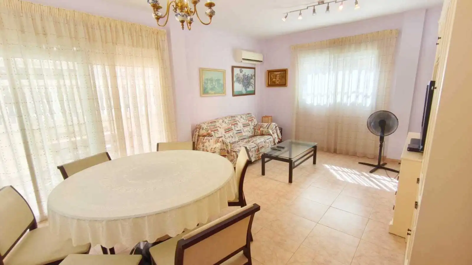 Dining room of Detached homes for sale in Cullera  with Air Conditioner, Terrace and Swimming Pool