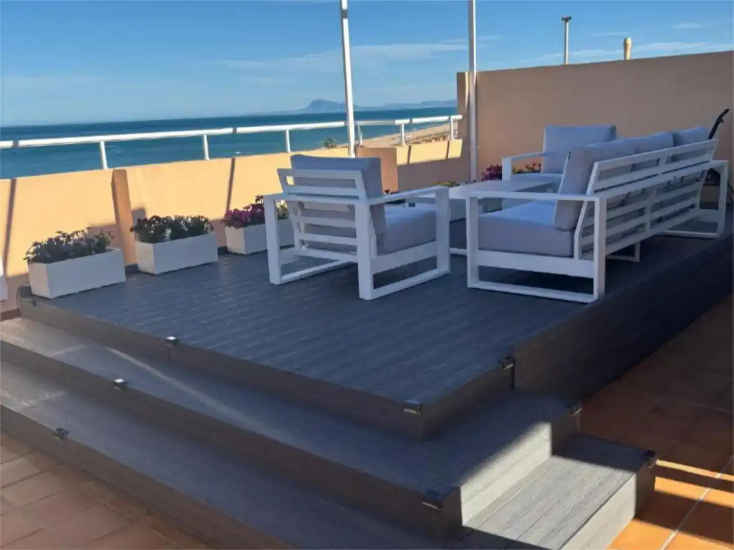 Terrasse von Wohnung zur Miete in Xeraco, Valencia