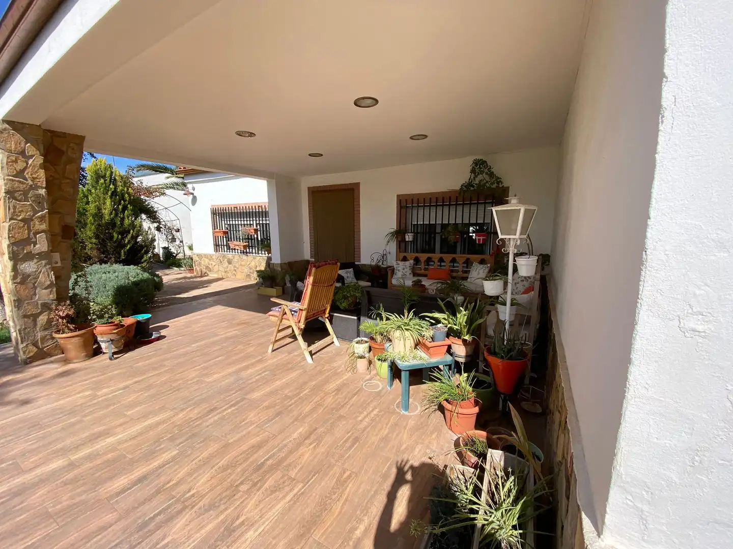 Terrassa de Finca rústica en venda en Ciudad Real amb Aire condicionat, Calefacció i Piscina