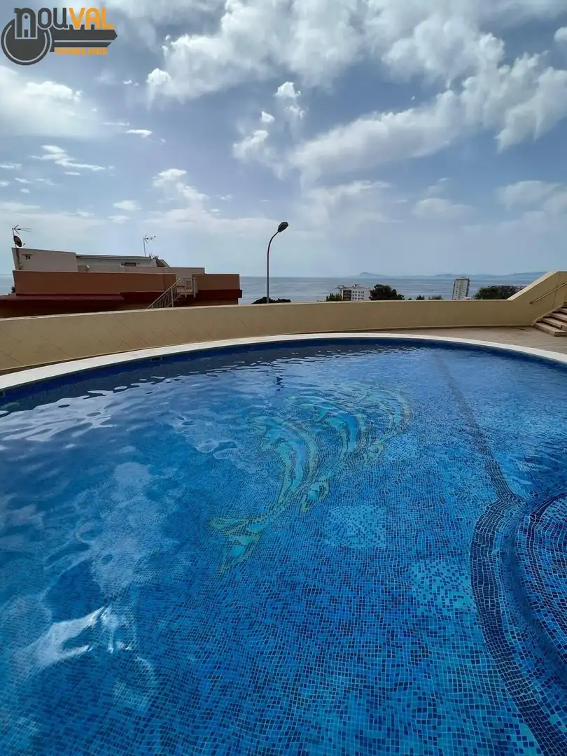 Piscina de Casa adosada de alquiler en Cullera con Terraza, Amueblado y Balcón
