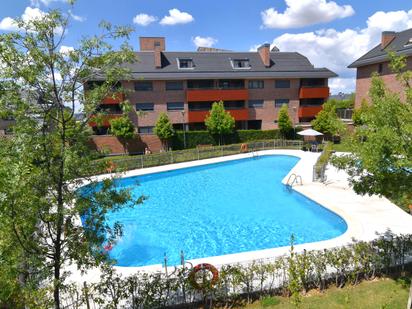 Swimming pool of Flat for sale in Boadilla del Monte  with Air Conditioner and Terrace