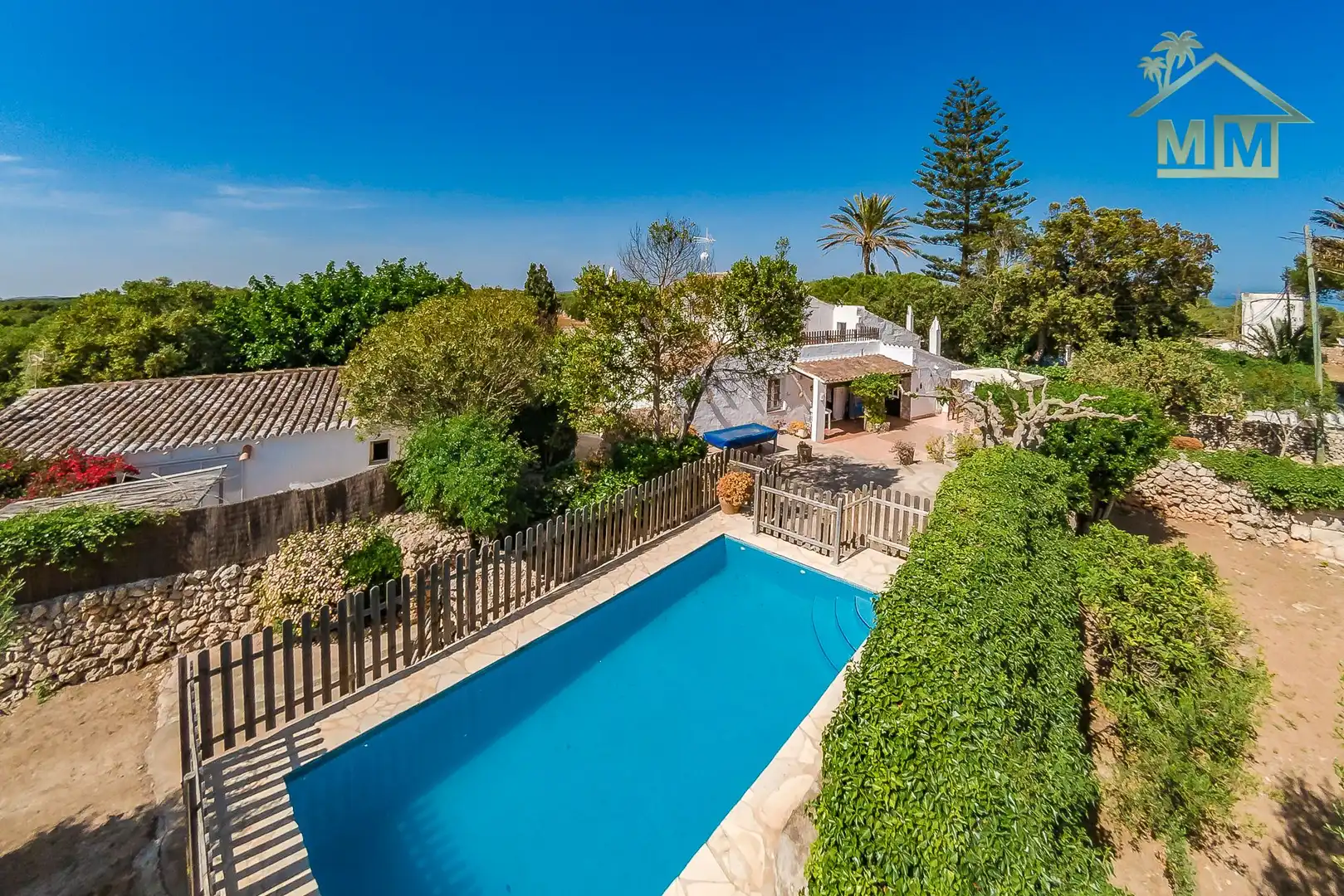 Jardín de Casa o chalet en venta en Es Castell con Aire acondicionado, Calefacción y Jardín privado