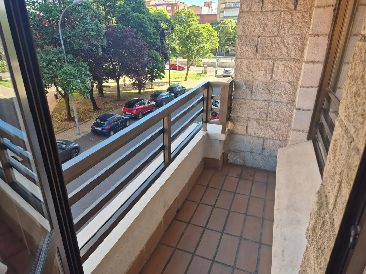 Balcony of Flat for sale in Palencia  with Heating, Parquet flooring and Terrace