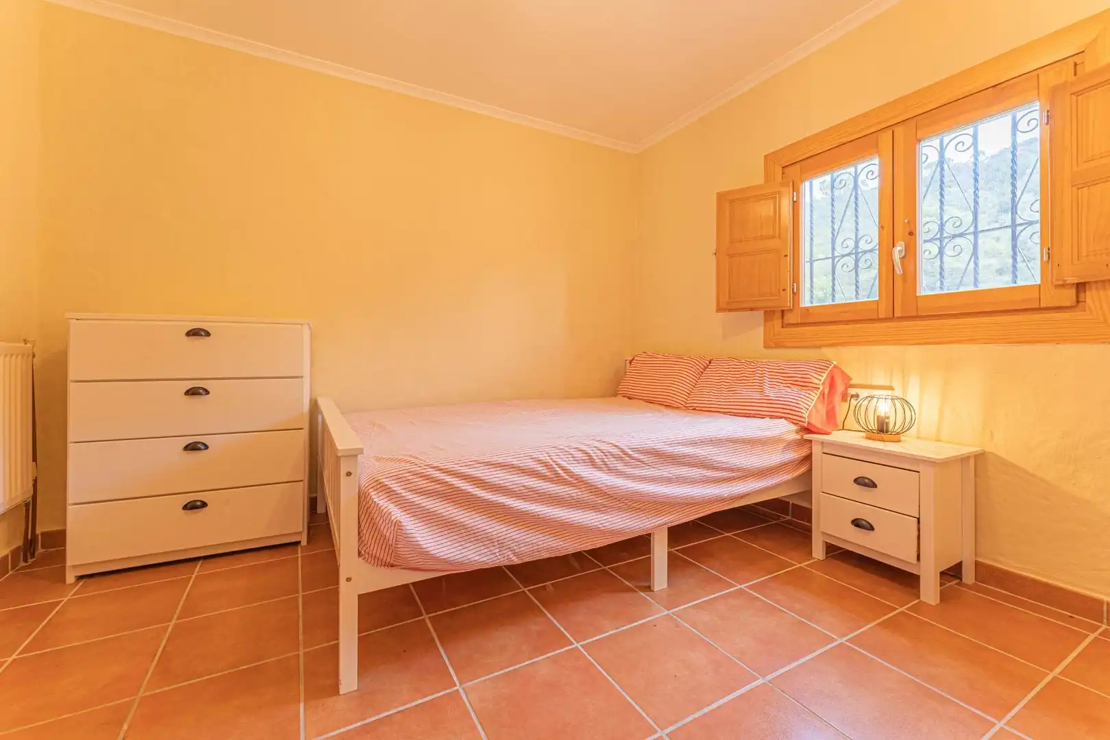 Bedroom of Country homes for sale in Lladó  with Terrace and Swimming Pool