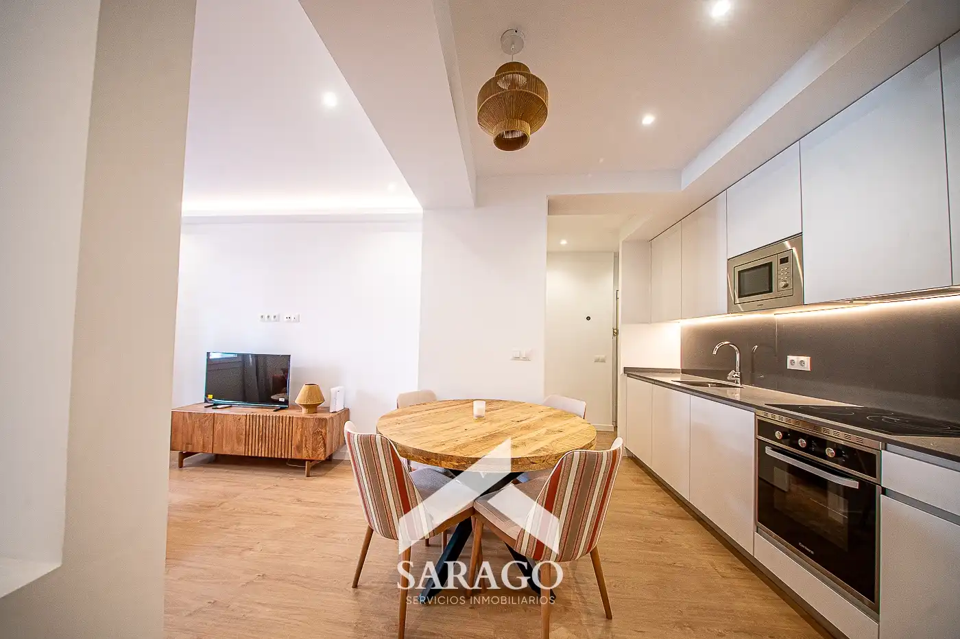 Cocina de Piso de alquiler en Madrid con Aire acondicionado, Calefacción y Amueblado