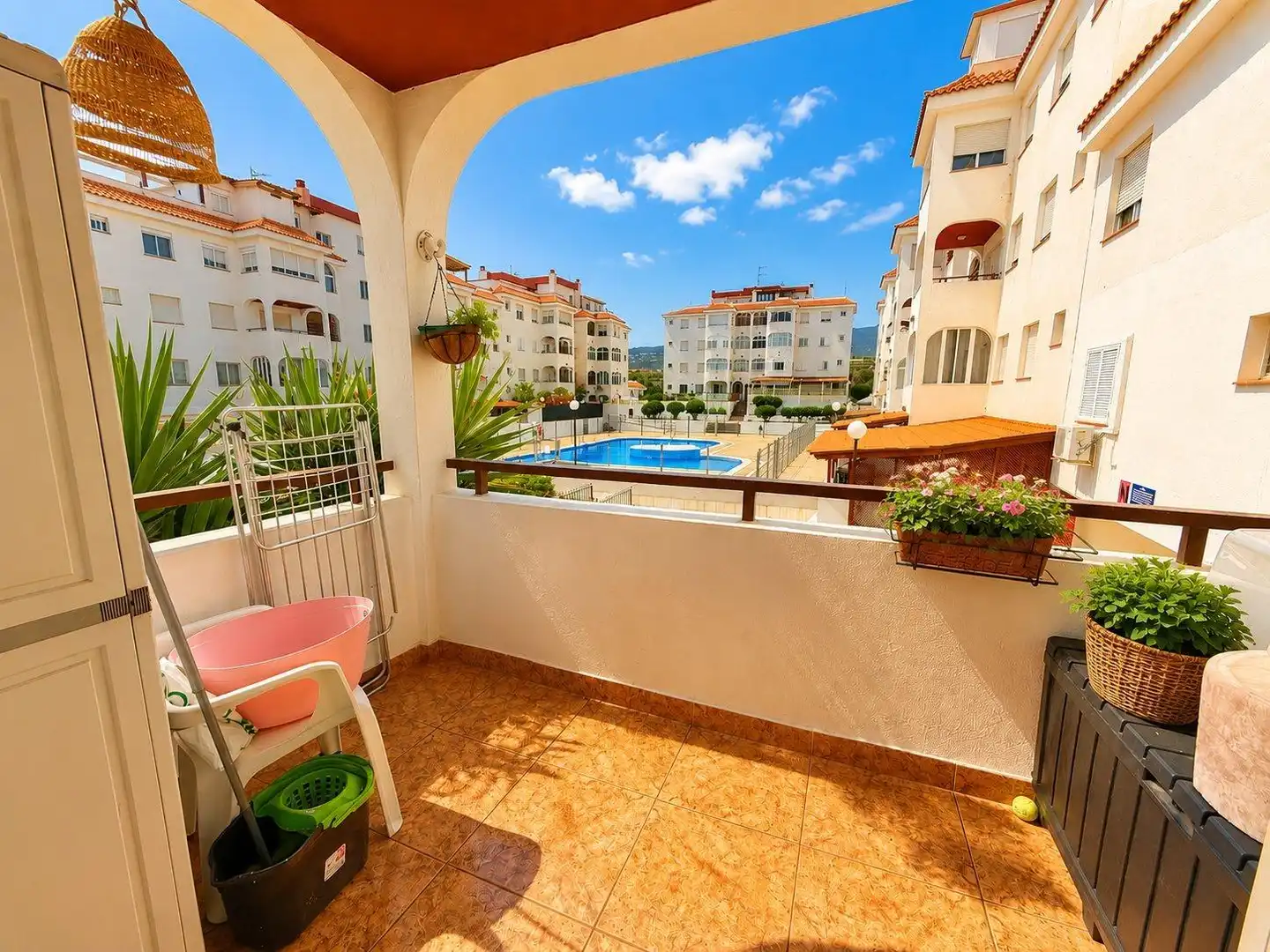 Terraza de Apartamento de alquiler en Arona con Terraza, Balcón y Piscina comunitaria