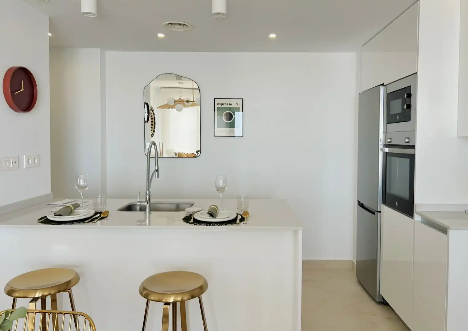 Cocina de Apartamento en venta en Águilas con Aire acondicionado, Terraza y Trastero