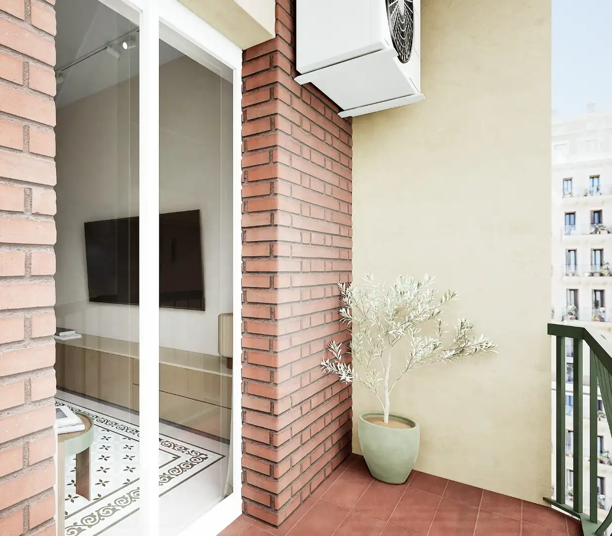 Terraza de Piso en venta en Barcelona con Aire acondicionado, Calefacción y Microondas