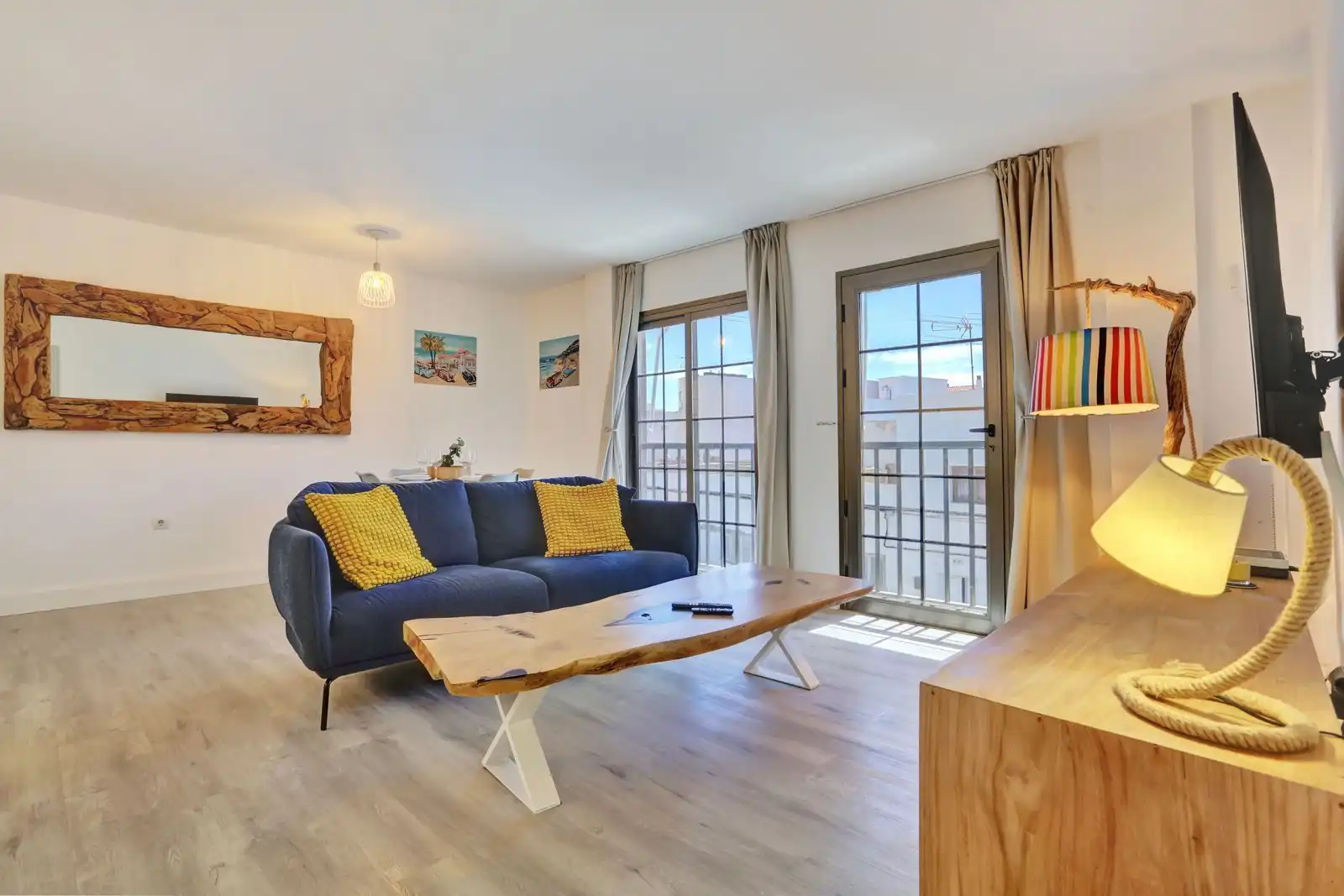 Sala de estar de Piso en venta en La Oliva con Trastero y Amueblado