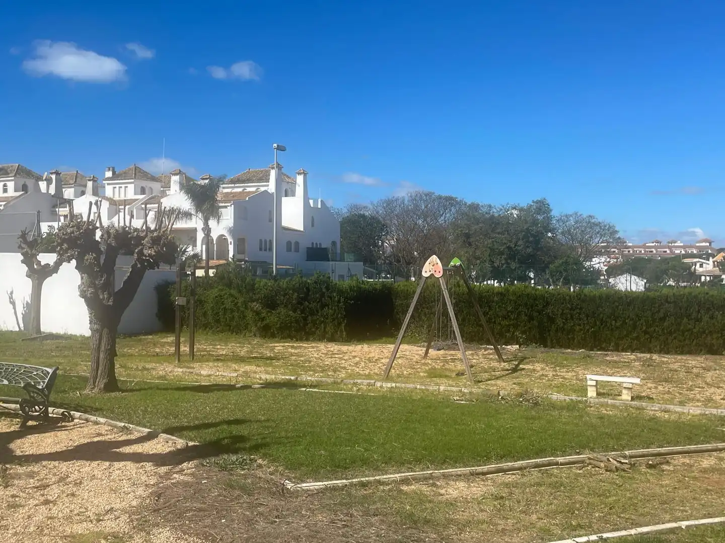 Jardí de Apartament en venda en El Portil amb Terrassa, Moblat i Piscina comunitària