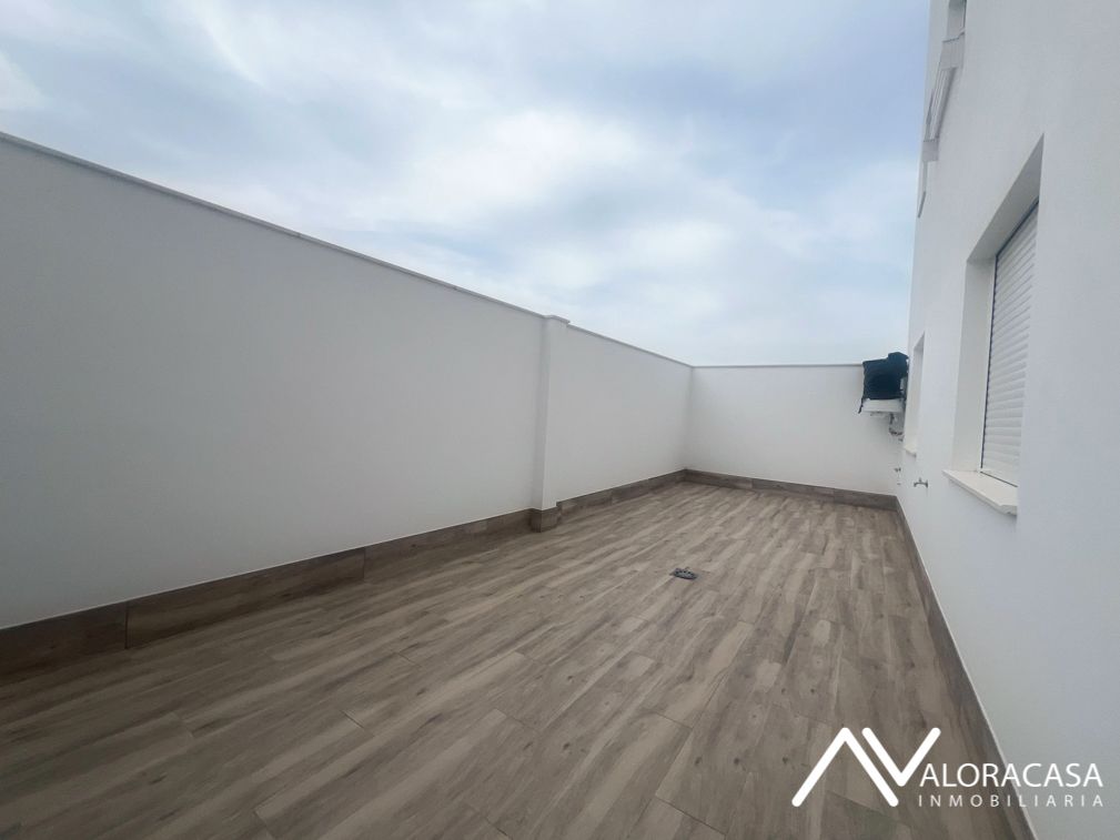 Terrace of Flat to rent in Cártama  with Air Conditioner, Storage room and Furnished