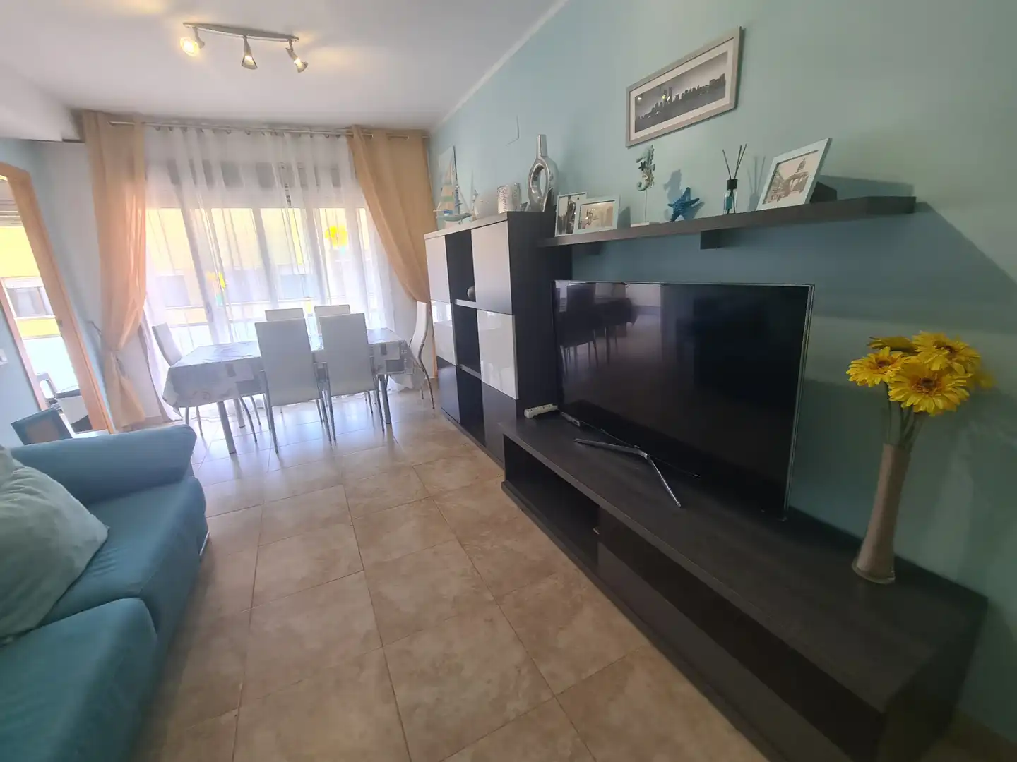Sala de estar de Apartamento en venta en Benicarló con Aire acondicionado, Calefacción y Terraza