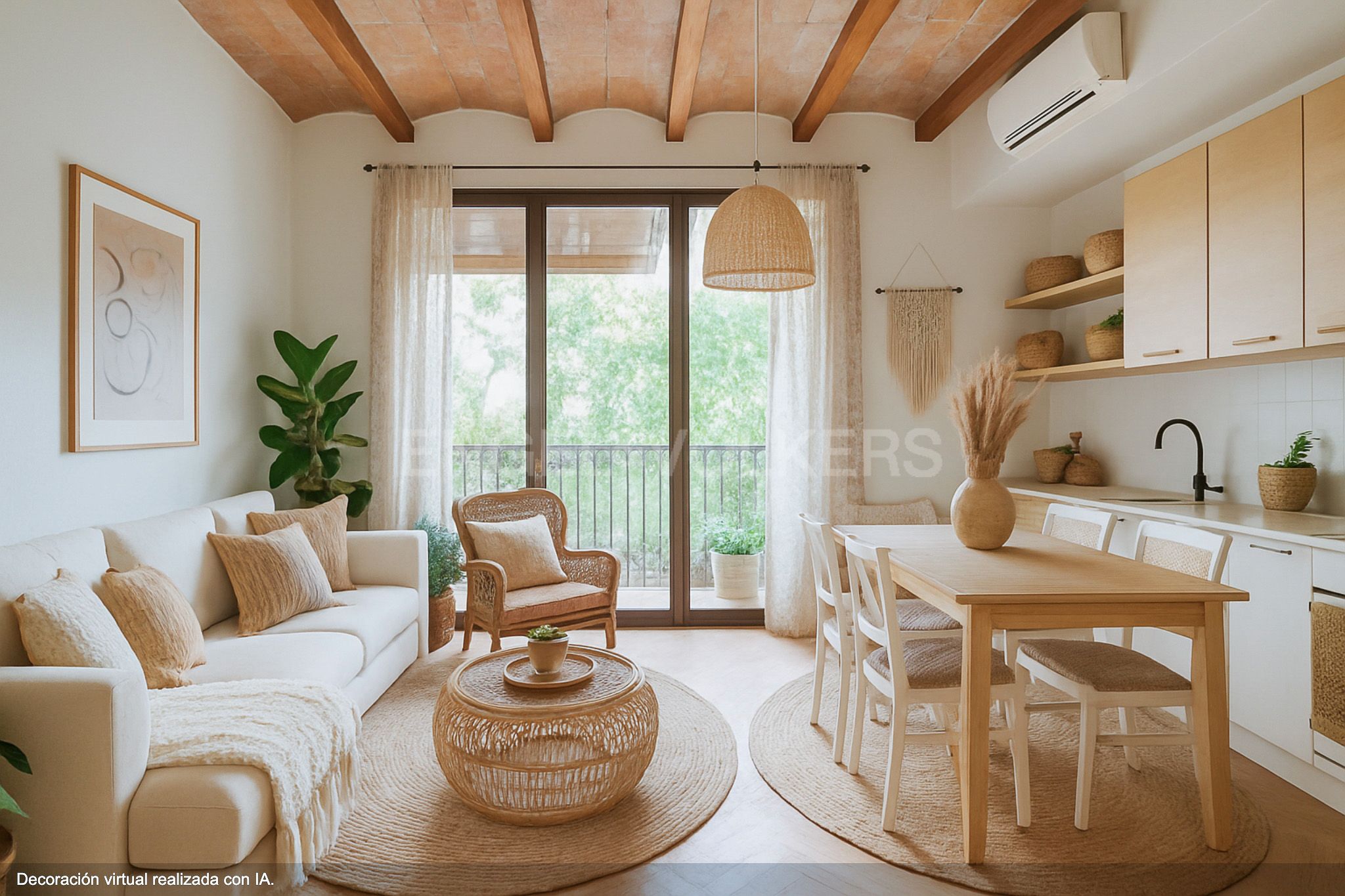 Sala d'estar de Apartament en venda en  Barcelona Capital amb Aire condicionat i Calefacció