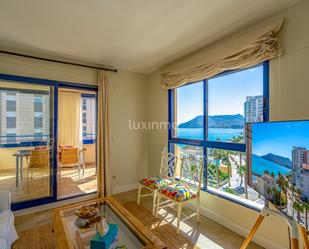 Bedroom of Flat for sale in Calpe / Calp  with Air Conditioner, Private garden and Balcony