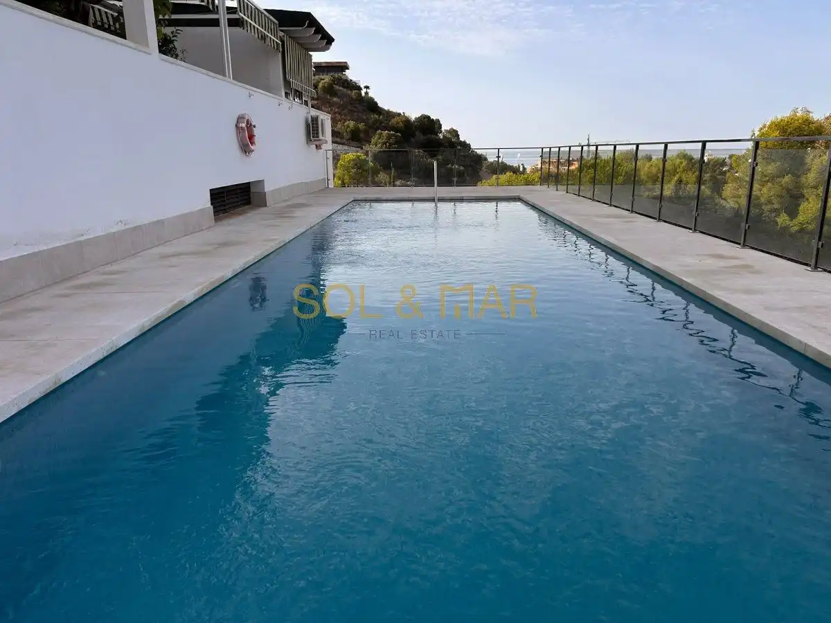 Swimming pool of Apartments for sale in Benalmádena  with Air Conditioner, Heating and Furnished