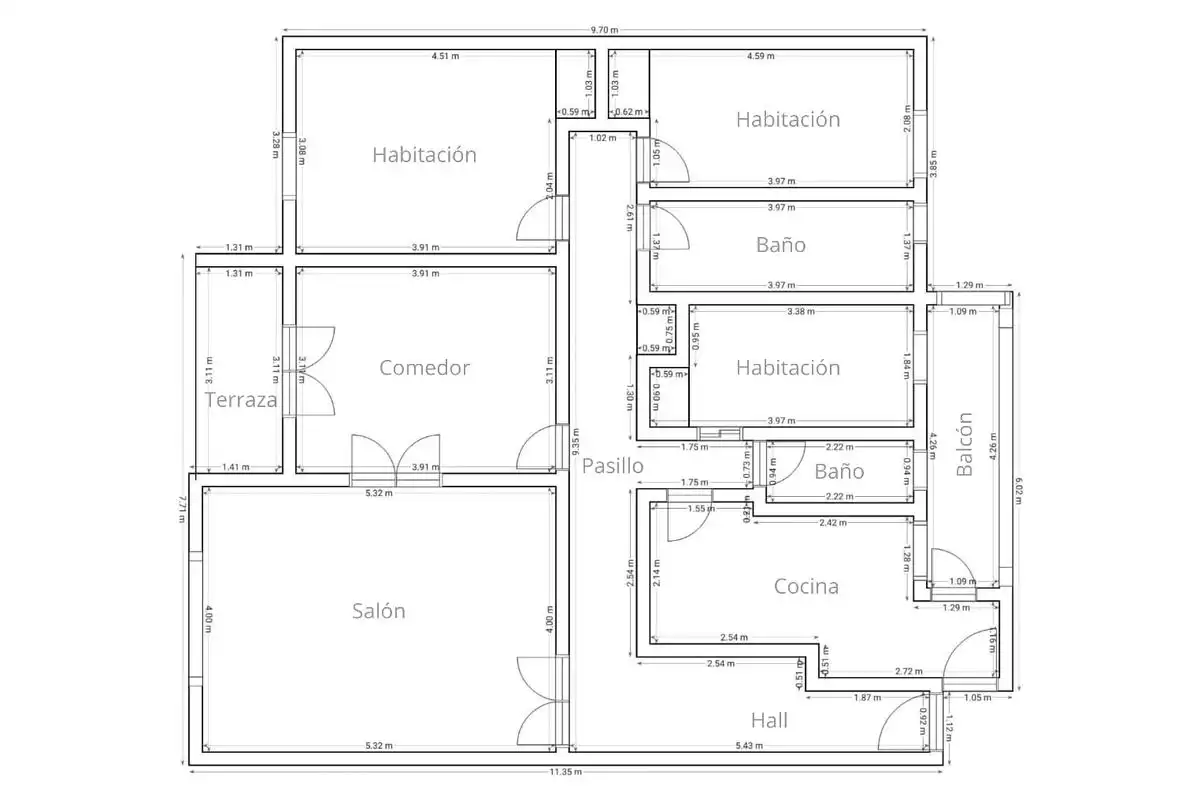 Flat with lift for sale in Avenida de la Ciudad de Barcelona, imagen 41