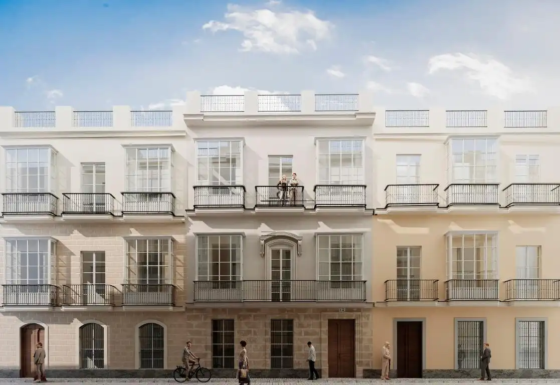 Vista exterior de Apartamento en venta en Cádiz con Aire acondicionado, Calefacción y Balcón