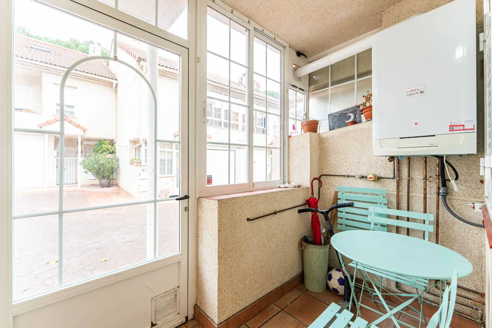 Balcony of Houses for sale in Moralzarzal  with Heating, Parquet flooring and Oven
