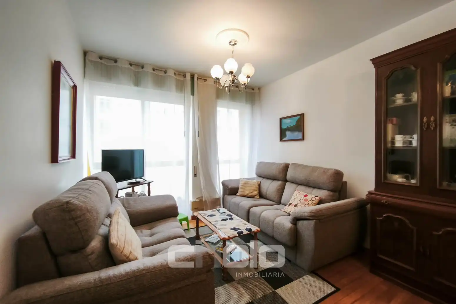 Living room of Flat for sale in Lugo  with Heating and Furnished