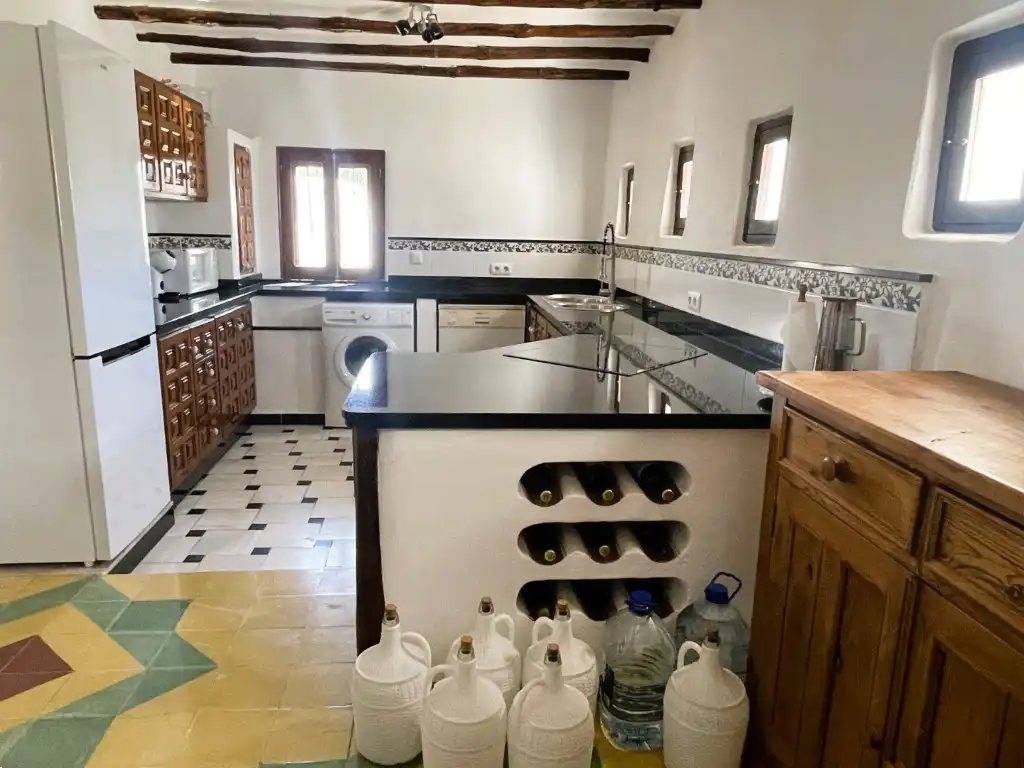 Cuina de Casa o xalet en venda en Mojácar amb Aire condicionat, Jardí privat i Terrassa