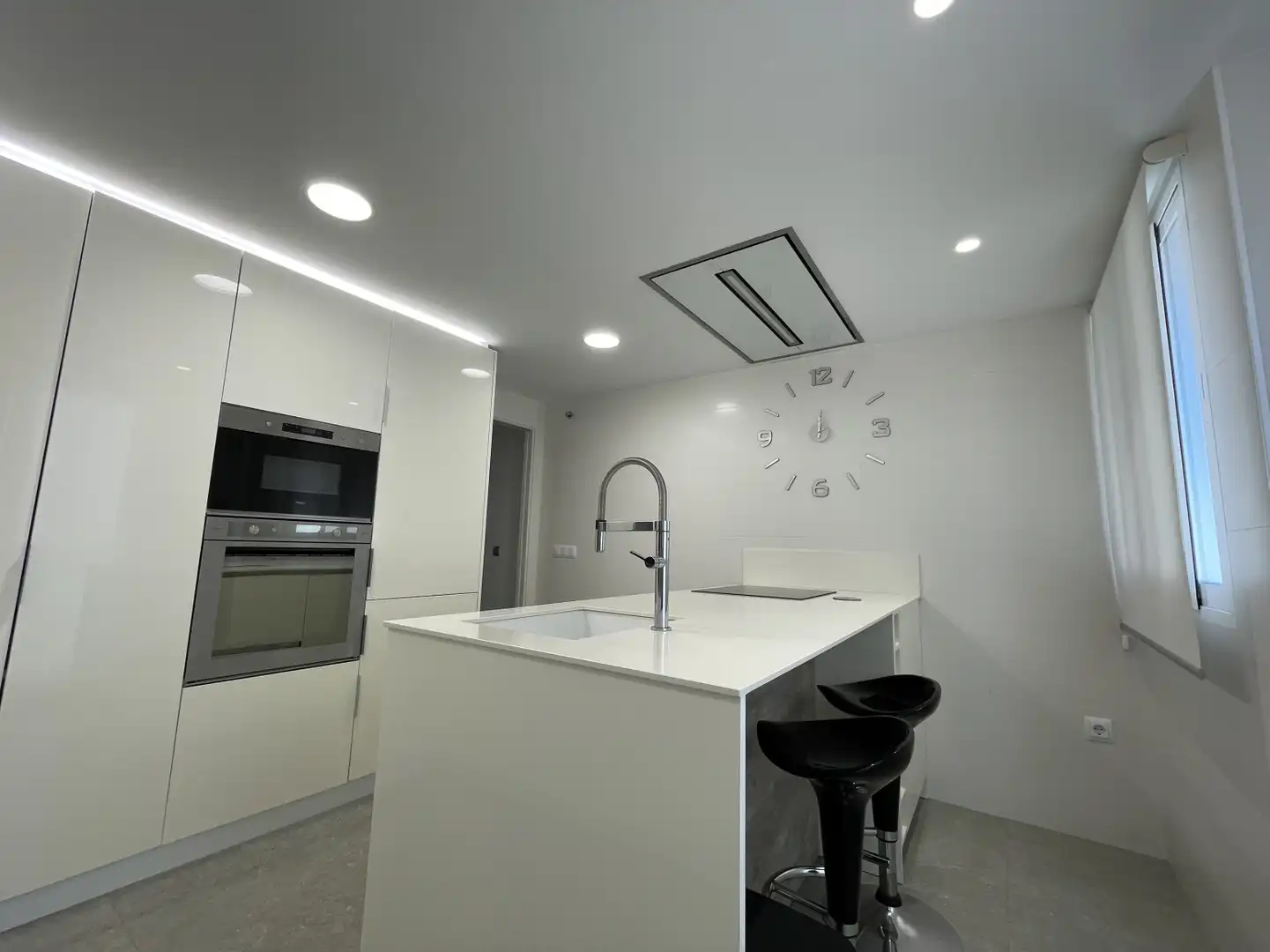 Cocina de Piso de alquiler en Beniparrell con Aire acondicionado, Parquet y Terraza