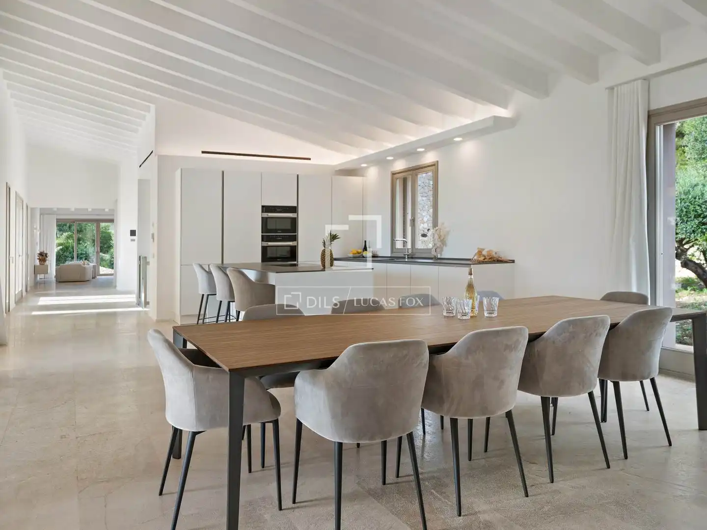 Comedor de Finca rústica en venta en Capdepera con Aire acondicionado, Calefacción y Jardín privado