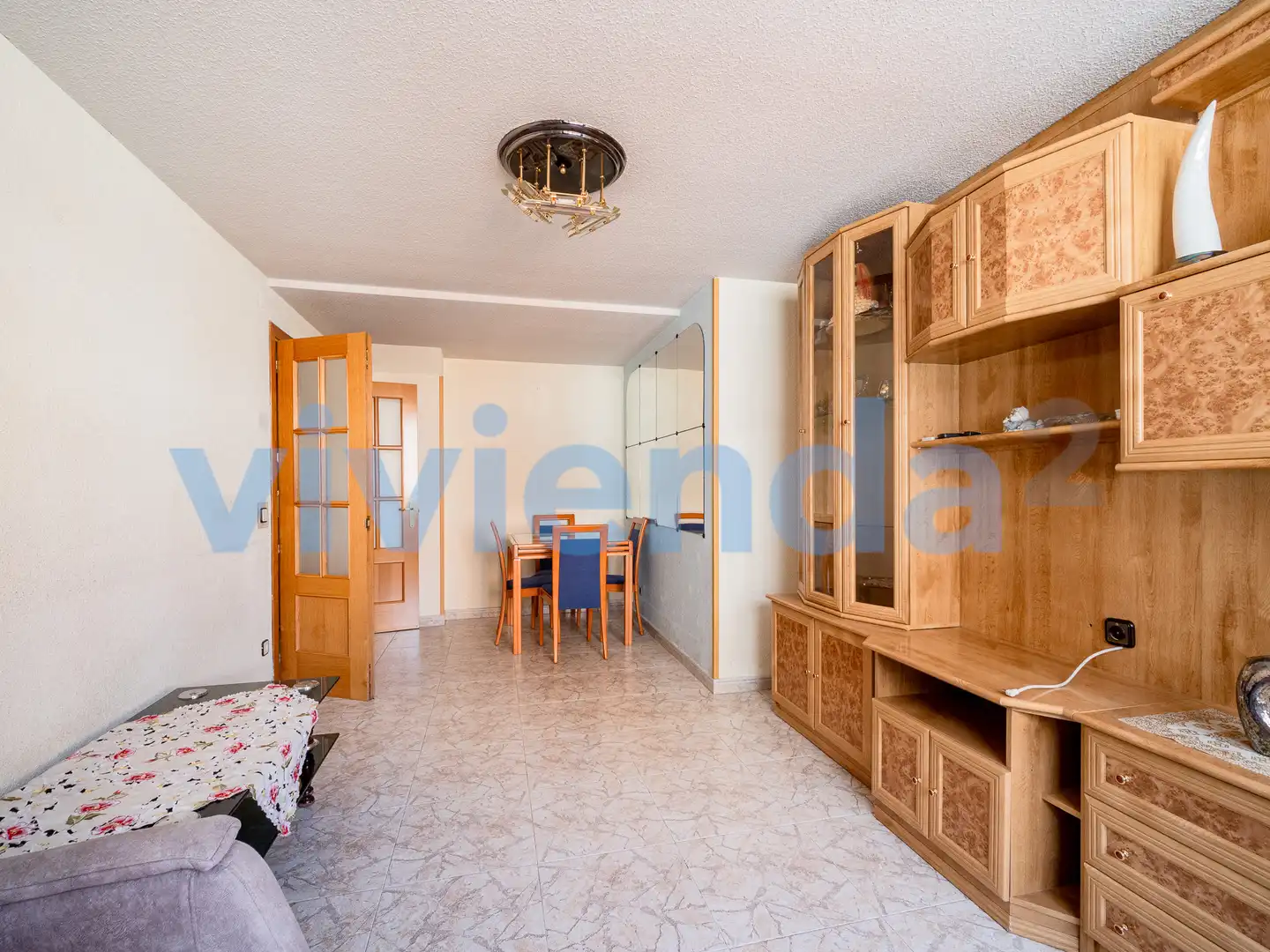 Sala de estar de Piso en venta en  Madrid Capital con Calefacción y Trastero
