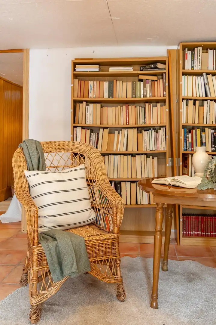 Sala d'estar de Casa o xalet en venda en Mogente / Moixent amb Jardí privat, Terrassa i Traster