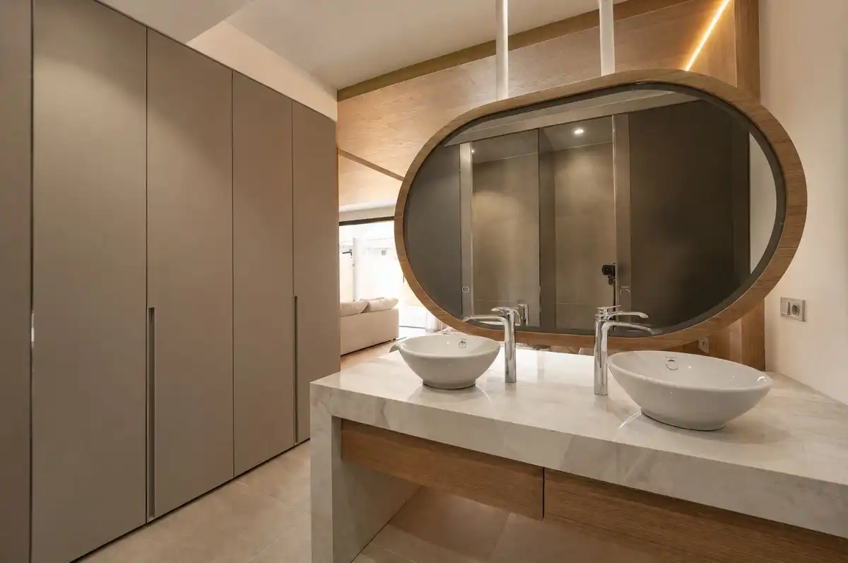 Badezimmer von Erdgeschoss zum Verkauf in Fuengirola mit Terrasse und Abstellraum