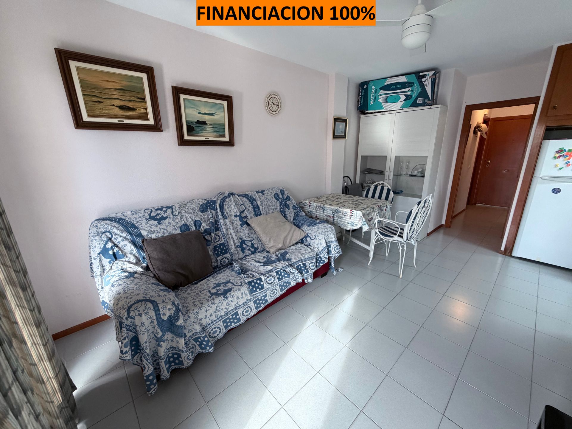 Sala d'estar de Àtic en venda en Torredembarra amb Terrassa i Piscina comunitària