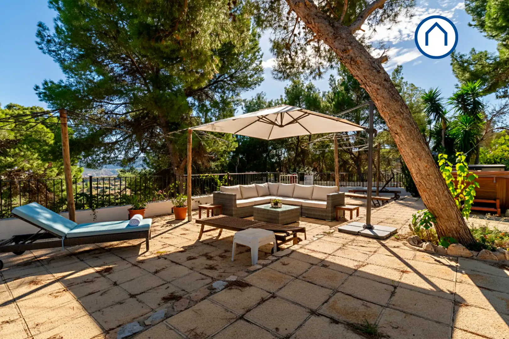 Terrassa de Finca rústica en venda en Alhama de Murcia amb Aire condicionat, Calefacció i Jardí privat