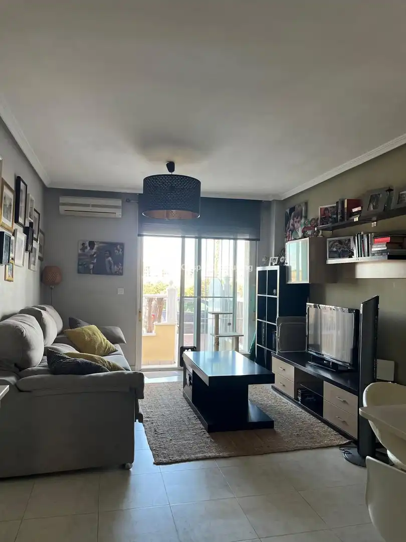 Sala d'estar de Apartament en venda en Los Alcázares amb Aire condicionat, Calefacció i Terrassa