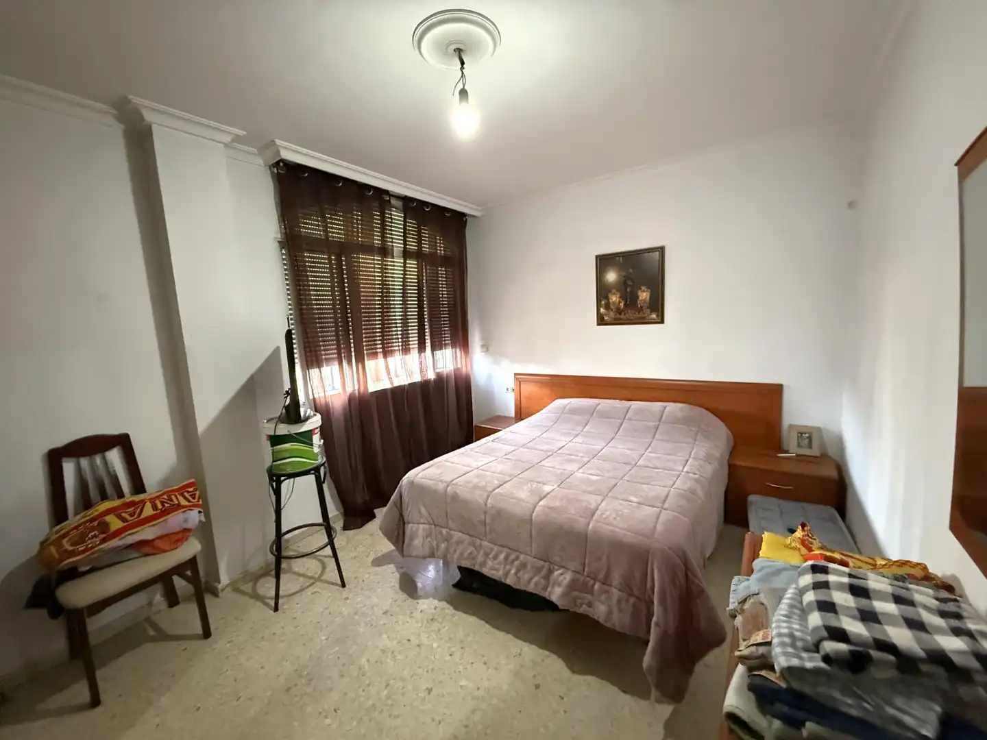 Bedroom of Flat for sale in Centro - Barriada Mallorca