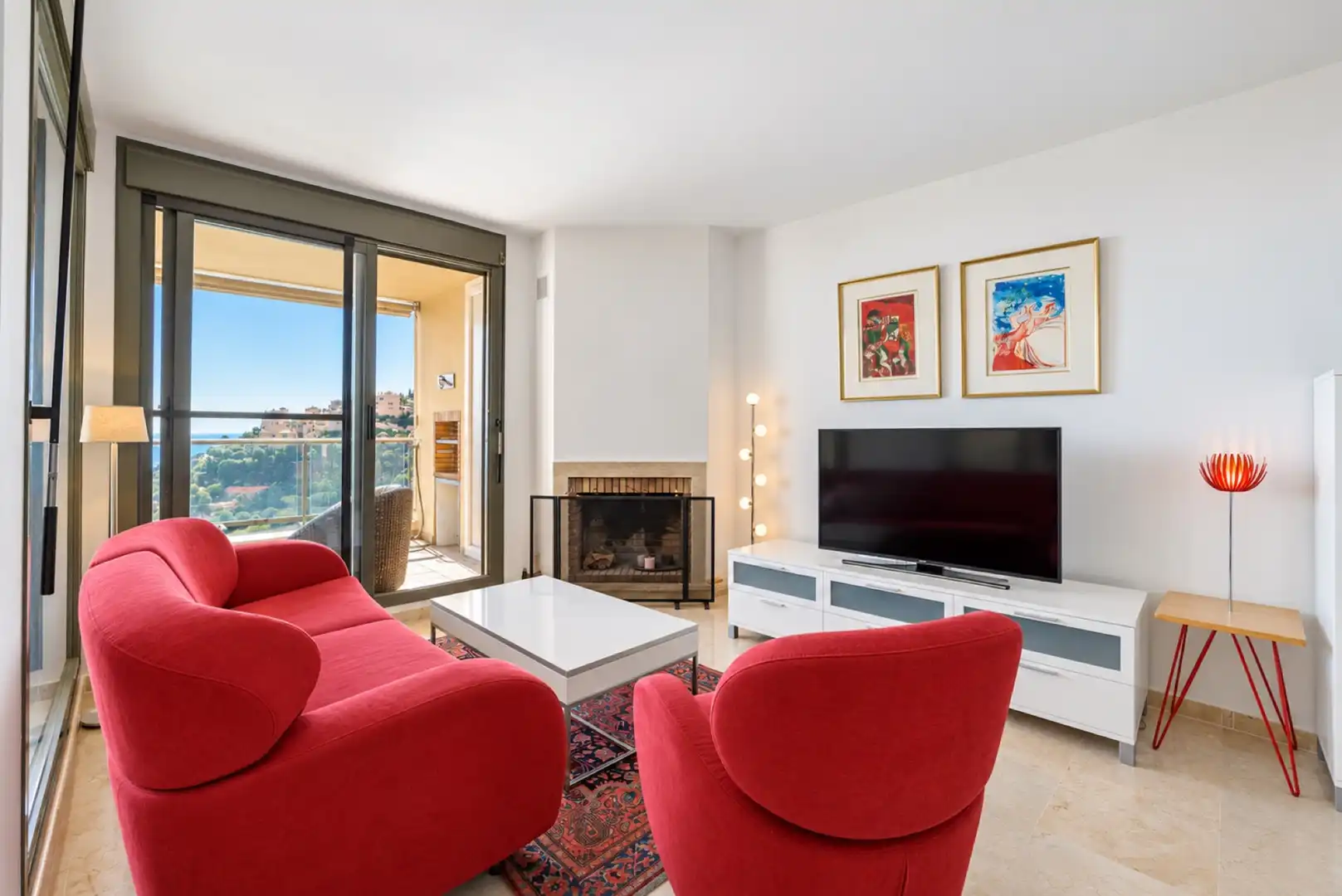 Living room of Apartments for sale in Calahonda 