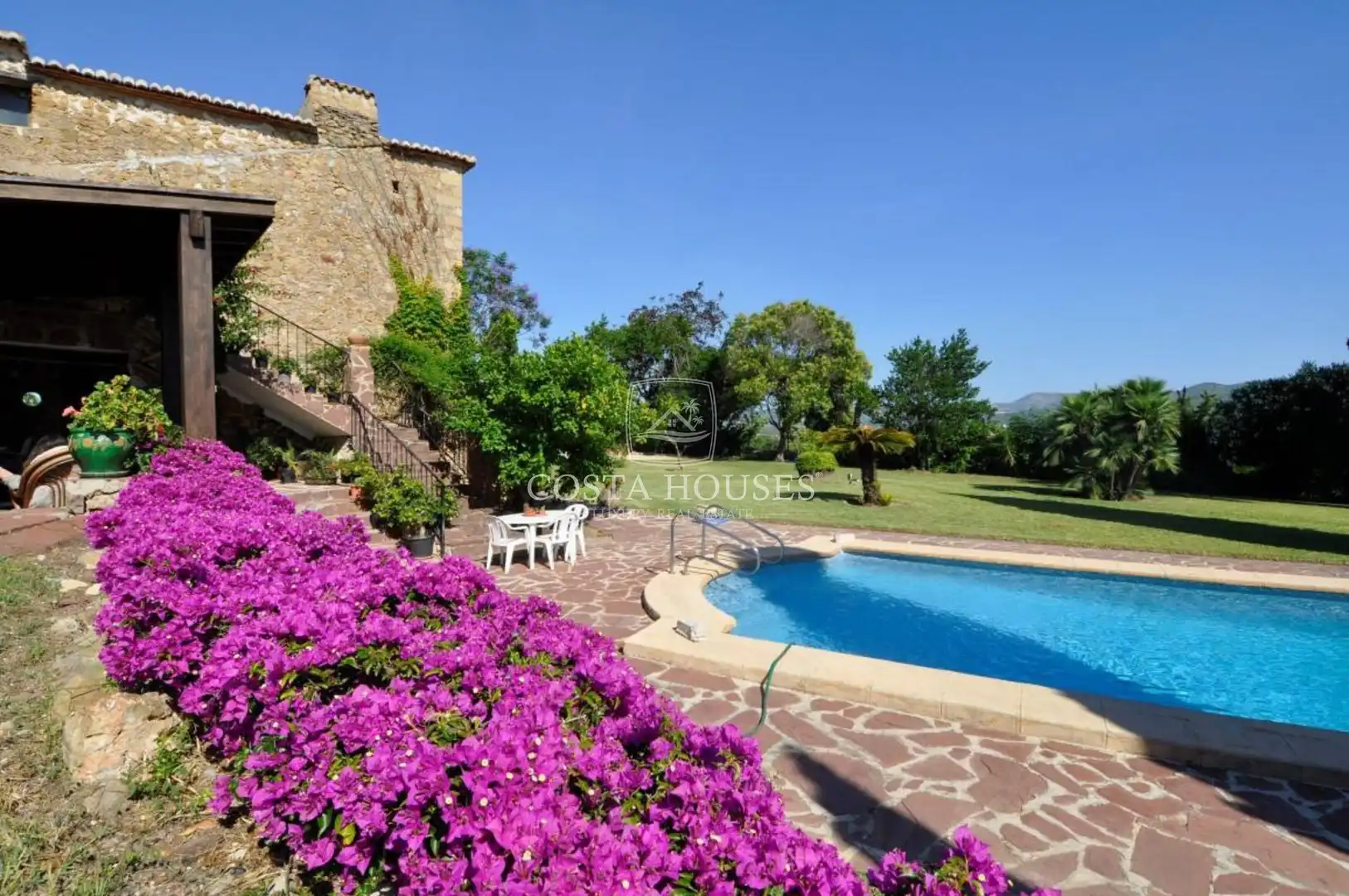 Jardí de Casa o xalet en venda en Dénia amb Calefacció, Jardí privat i Terrassa