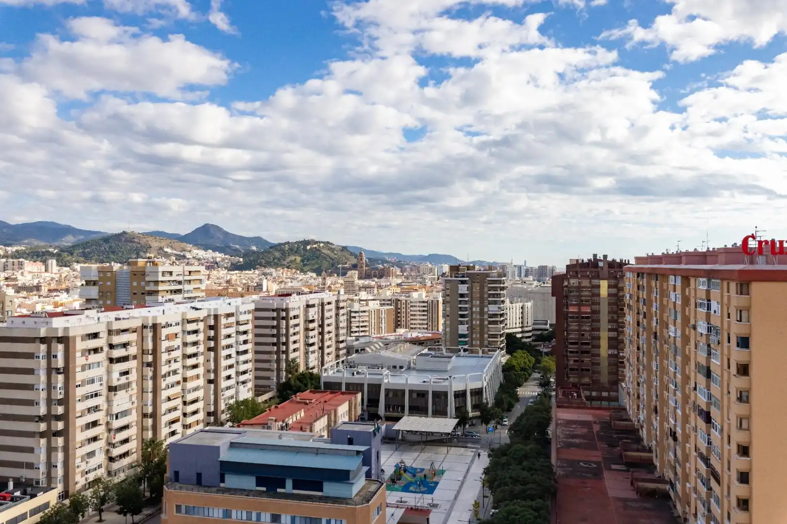 Vista exterior de Piso en venta en Málaga