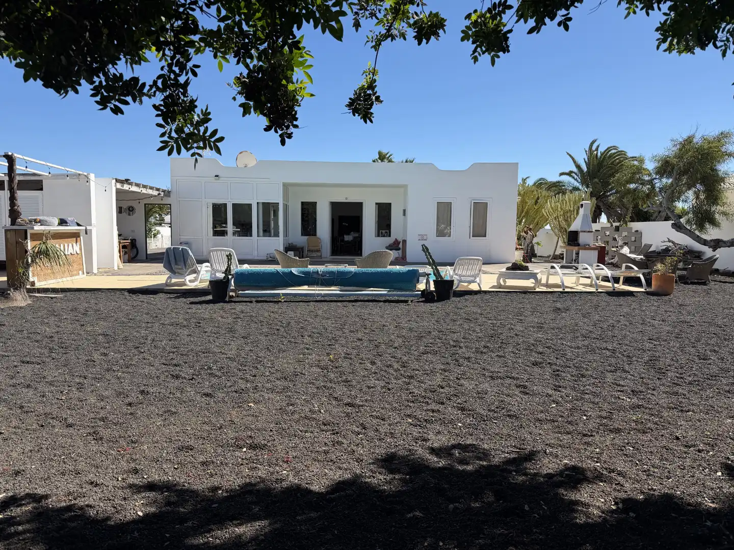 Vista exterior de Casa o chalet en venta en Teguise con Jardín privado y Piscina