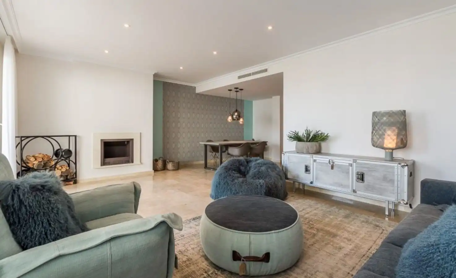 Sala de estar de Apartamento en venta en Marbella con Aire acondicionado, Calefacción y Terraza