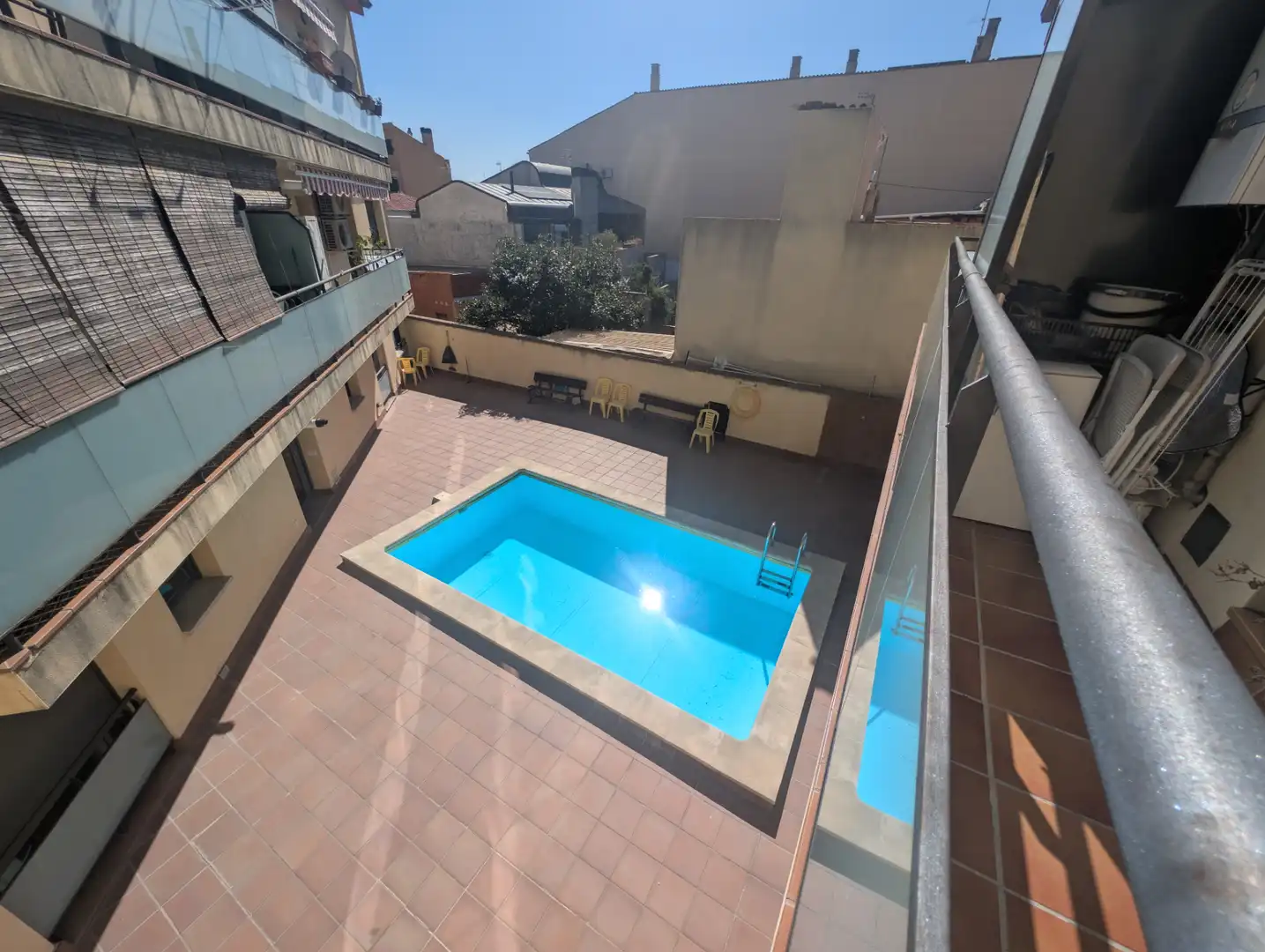 Swimming pool of Duplexes for sale in Terrassa  with Air Conditioner, Terrace and Balcony