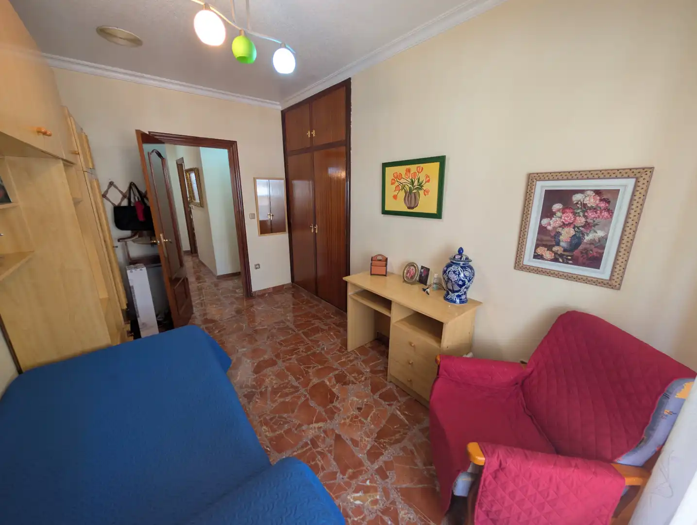 Sala de estar de Piso en venta en Cartagena con Aire acondicionado, Terraza y Amueblado