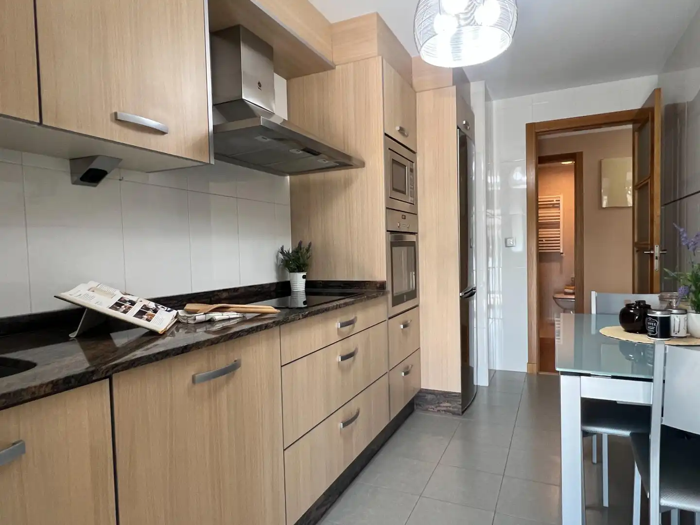 Kitchen of Flat for sale in Cambre   with Heating, Terrace and Storage room