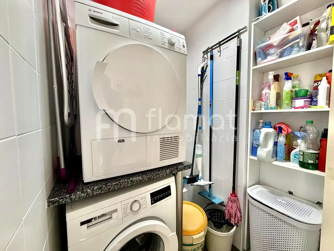 Badezimmer von Dachboden zum Verkauf in Malgrat de Mar mit Klimaanlage und Terrasse