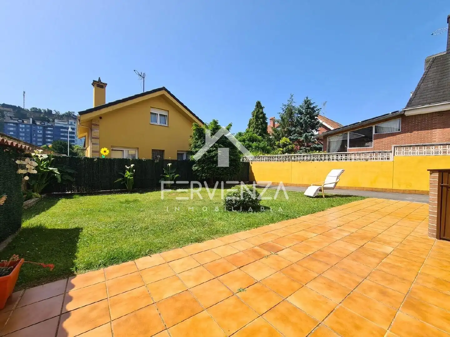 Jardín de Casa o chalet en venta en Castrillón