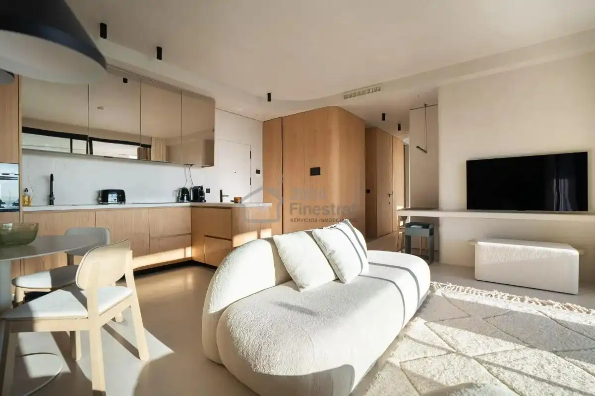 Wohnzimmer von Wohnungen zum Verkauf in Villajoyosa / La Vila Joiosa mit Klimaanlage, Terrasse und Gemeinschaftspool