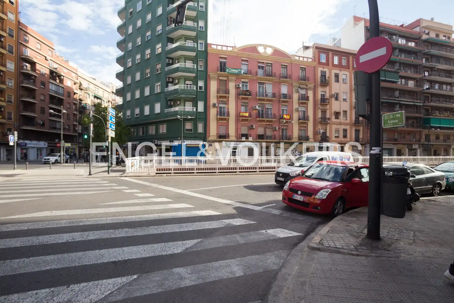 Vista exterior de Piso de alquiler en Valencia con Calefacción