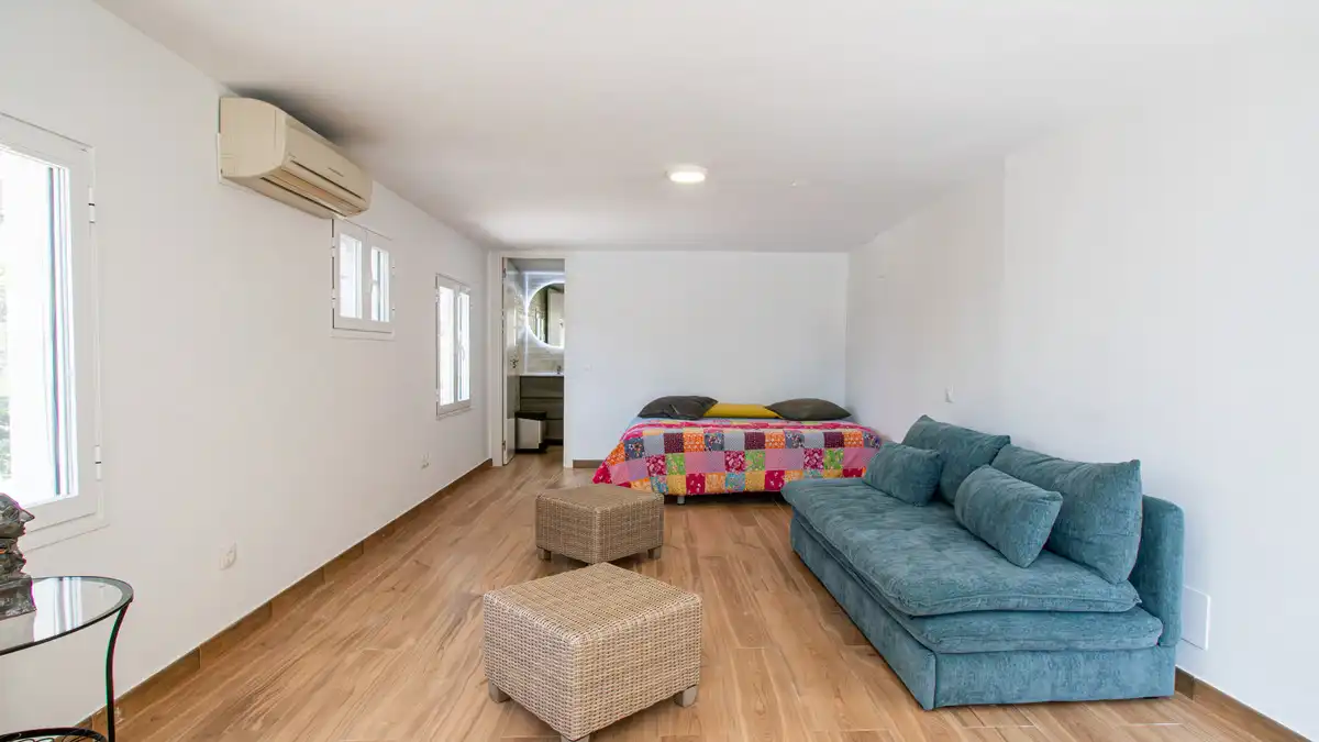 Sala d'estar de Casa o xalet en venda en Fresnedillas de la Oliva amb Aire condicionat, Calefacció i Jardí privat