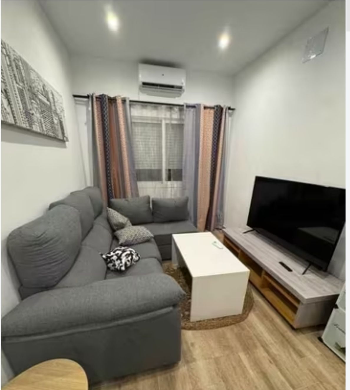 Living room of Apartment for sale in Coria del Río  with Air Conditioner, Heating and Furnished