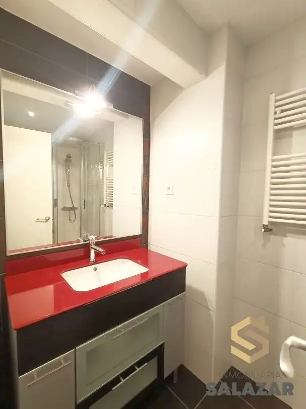 Baño de Piso de alquiler en Bilbao  con Calefacción, Terraza y Microondas