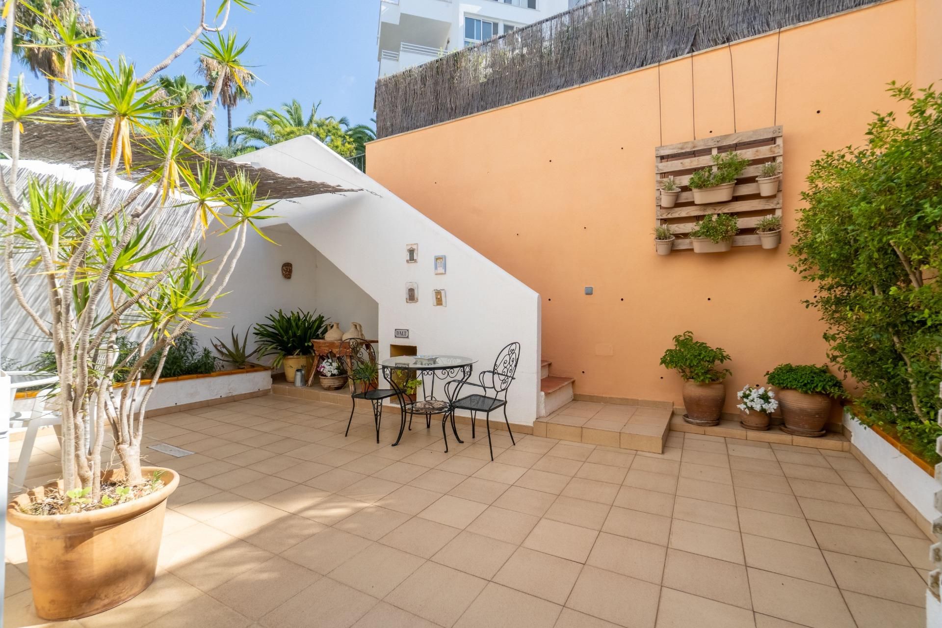 Terraza de Casa adosada en venta en  Palma de Mallorca con Calefacción, Jardín privado y Terraza